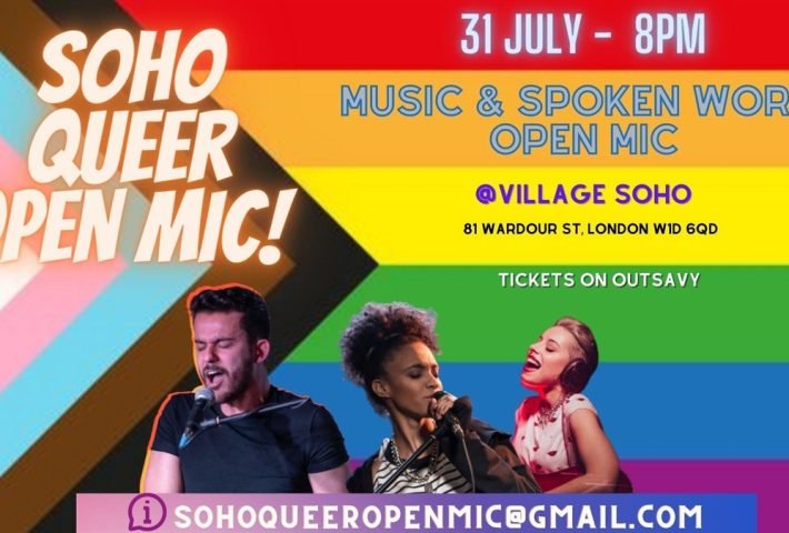 Soho Queer Open Mic at VILLAGE – 31.07.2023