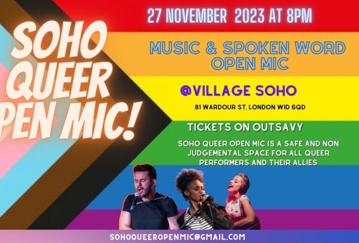 Soho Queer Open Mic at VILLAGE – 27.11.2023