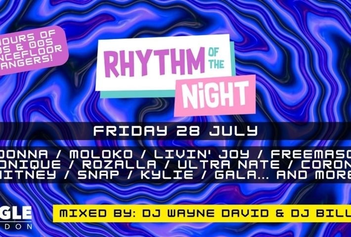 Rhythm of the Night presents a night of 90s & 00s bangers!