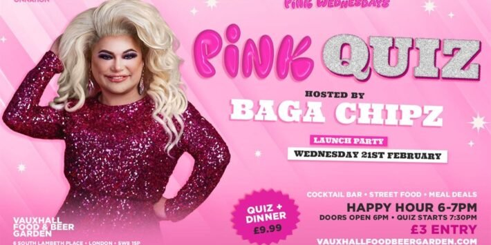 Pink Quiz with Baga Chipz